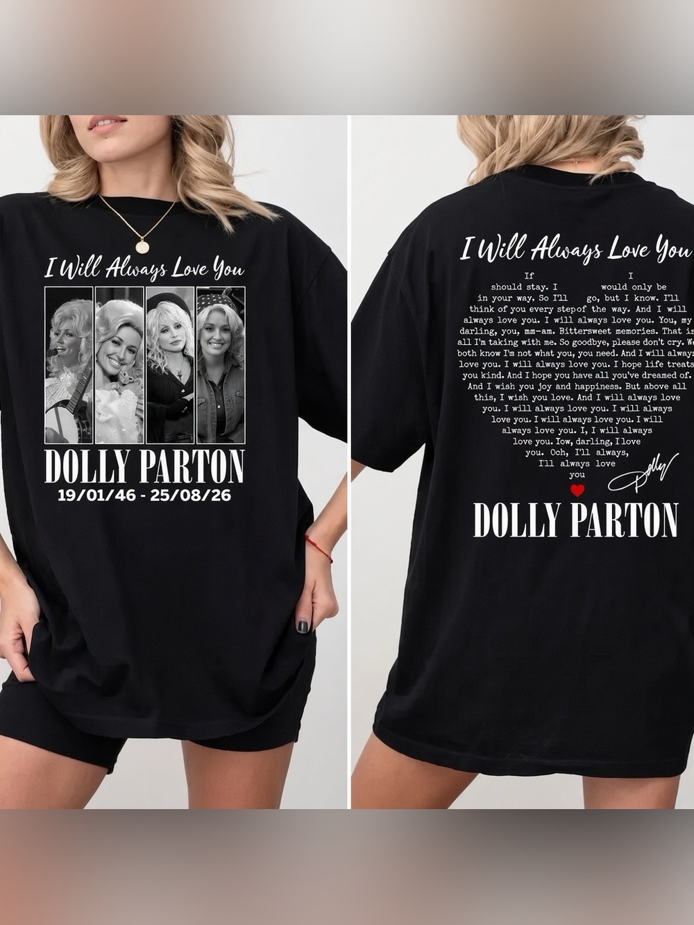Dolly Parton Vintage T-Shirt, I Will Always Love You Quote Tee Country Music Tee